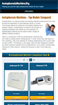 Mobile Screenshot of iontophoresismachine.org
